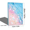 (15x20cm)DIY Pearl Painting Seaside Shells Framed Handmade Pearl Material Art Kit Living Room Decor