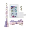 Daisy Flower Keychain Making Kits with Instruction Macrame Keychain Kit DIY Macrame Kits for Beginners Adults Handbags DIY Ornament Decor