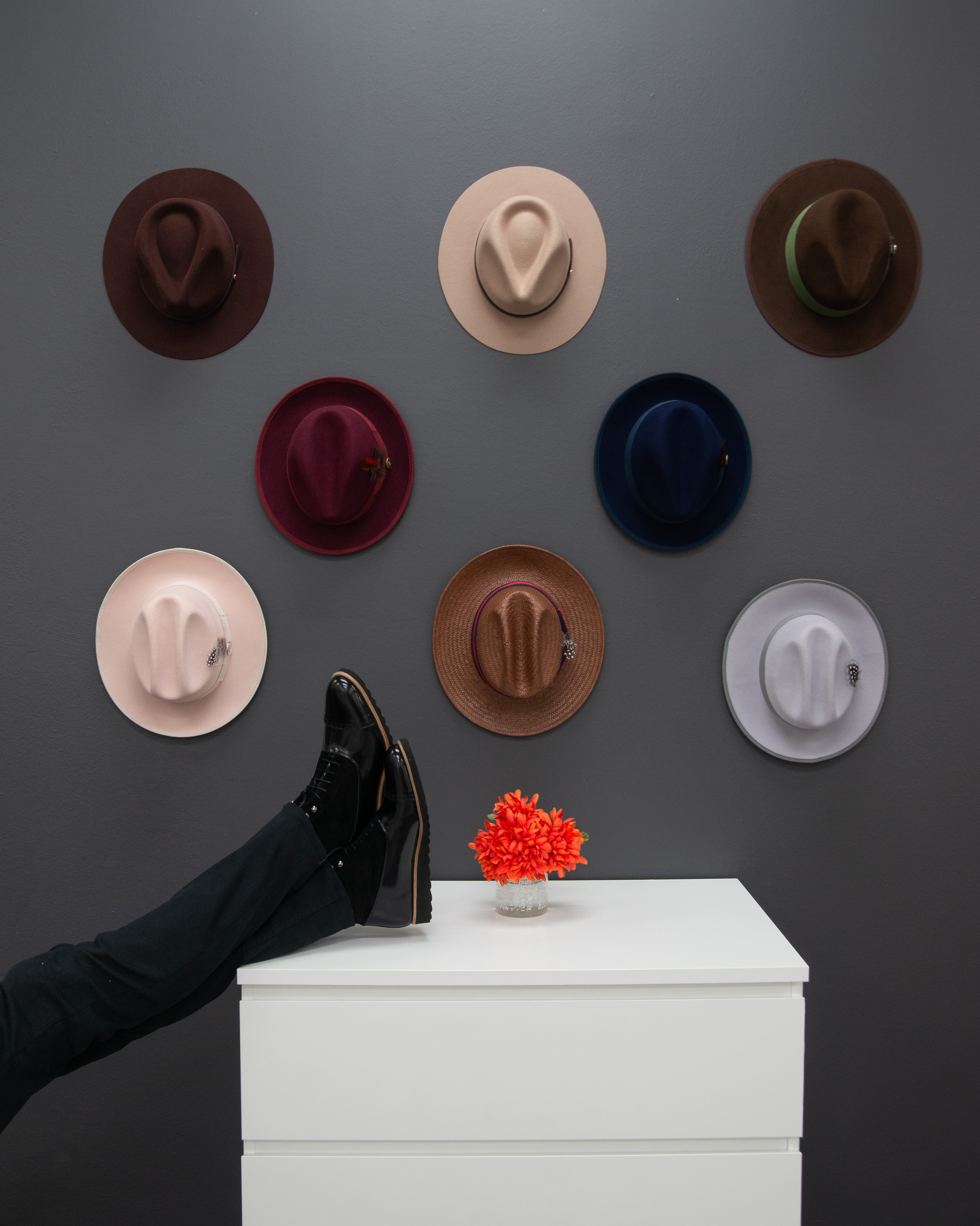 Miller Ranch-SG Trilby Fedora &ndash; Black