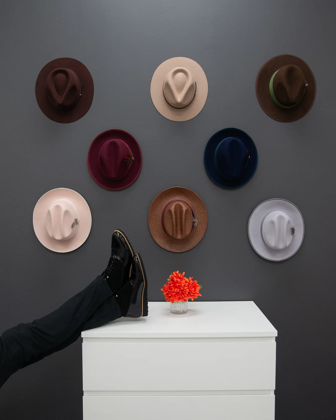 Miller Ranch-SG Trilby Fedora &ndash; Black