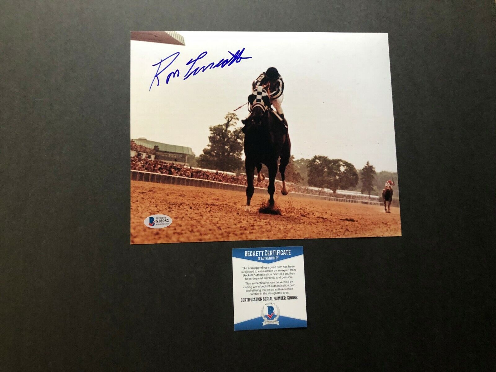 Ron Turcotte Hot! signed autographed Secretariat 8x10 Photo Poster painting Beckett BAS coa