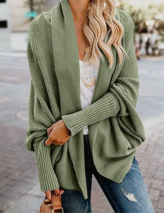 Knitted Long Sleeve Cardigans