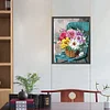 (US Only)Partial AB Diamond Painting - Full Round Drill - Flower Basket (Canvas|45*55cm)