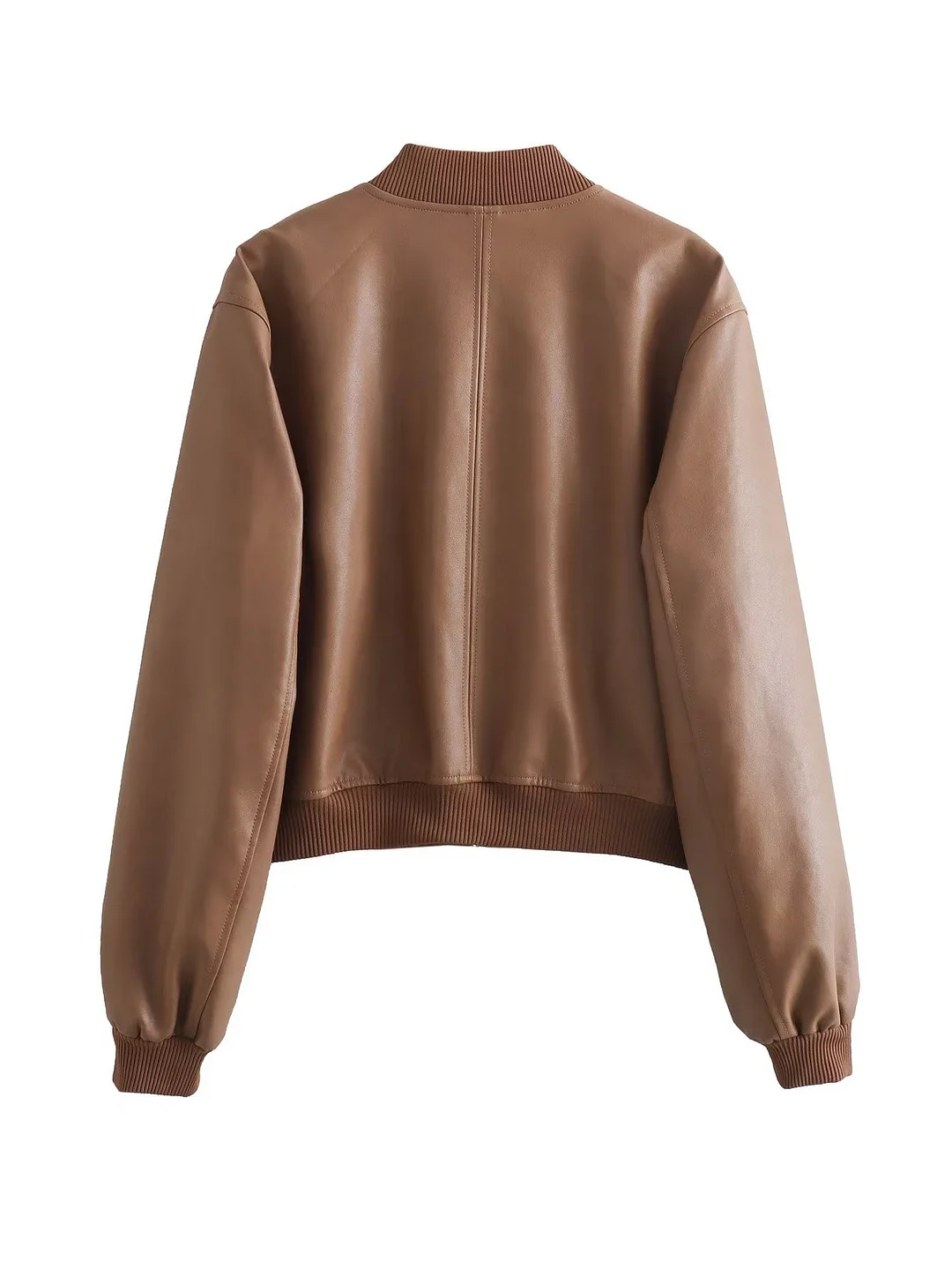 Nigikala Nigikala Street Short Dress 2025 Autumn Collar Locomotive Bomber Jacket Women's Top A19840