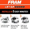 FRAM Extra Guard CA10093 Replacement Engine Air Filter for 2006-2011 Chevrolet HHR (2.4L & 2.2L) Models, Provides Up to 12 Months or 12,000 Miles Filter Protection