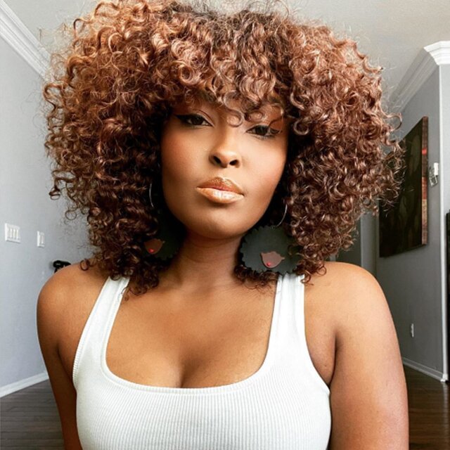 2022 New Fashion Most Natural Curly Wig
