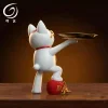 Fortune Cat Turbo Granny - Dandadan Resin Statue - KeYiMoWan Studio