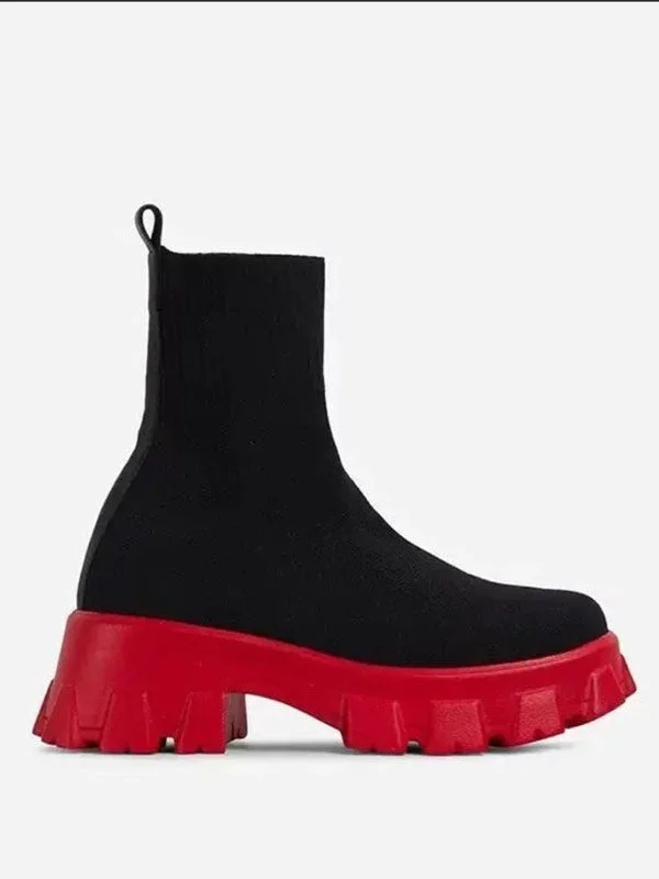 Chunky Sole Socks Boots shopify Stunahome.com