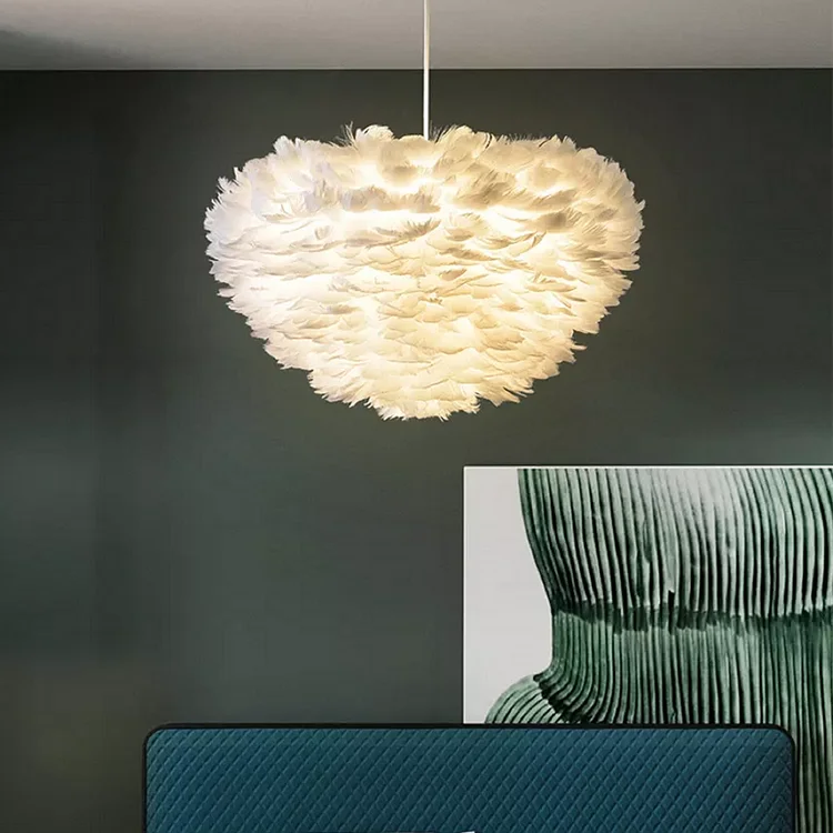 Modern Style Lighting Feather Chandelier Vjlight
