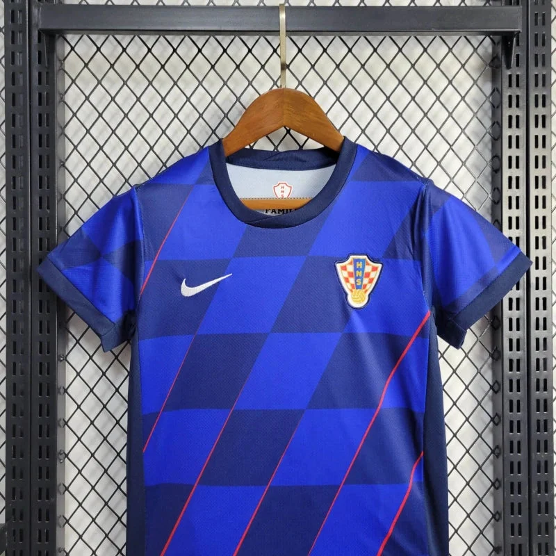 2024 Kids Size Croatia National Team Away Football Shirt 1:1 Thai Quality