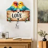 Diamond Painting Wooden Love 3 Hooks Diamond Painting Hook Rail for Wall