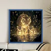 Tiger Family-14CT Counted Cross Stitch 40*40cm/15.75*15.75in