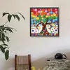 Four Seasons Colorful Tree DIY Button Art Painting Kit 30x30cm