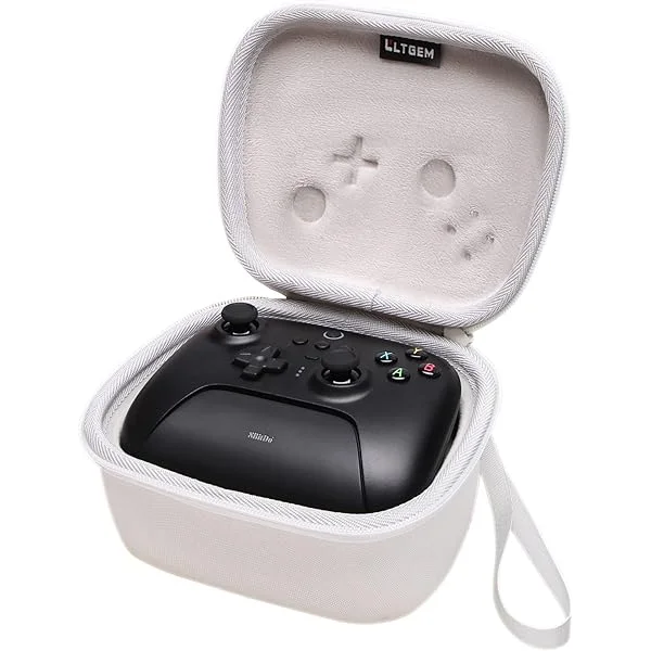 LTGEM EVA case for 8Bitdo Ultimate Bluetooth Controller with Charging Dock (Black) - Travel