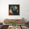 (Counted/Stamped) 11CT Van Gogh In Teacup - Cross Stitch 50*50cm/19.69*19.69in