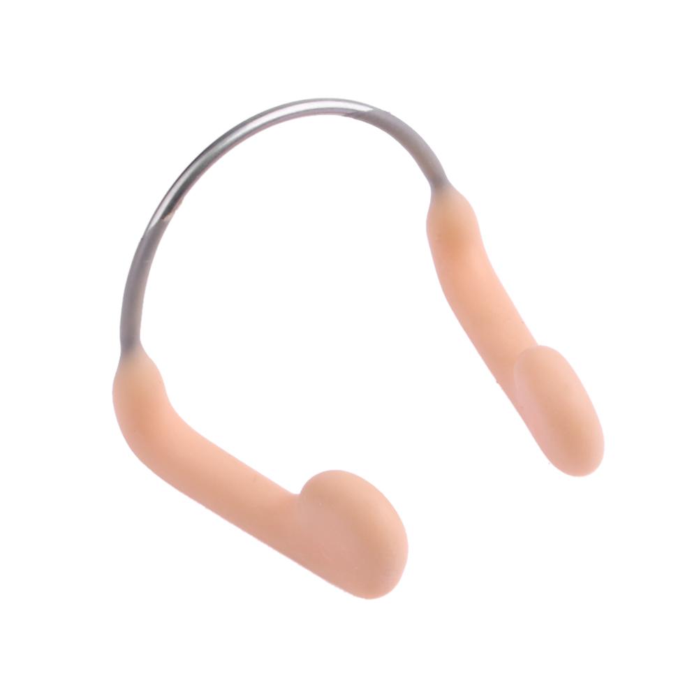 

Durable No-skid Soft Silicone Steel Wire Nose Clip for Swimming Diving, 501 Original