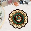 (US Only)Crochet Mandala Coaster Handmade DIY Material Package with Crochet Hook(2)