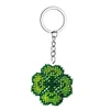 Bead Embroidery - Four-Leaf Clover Beaded Counted Cross Stitch Ornament Kit for Adults Beginners