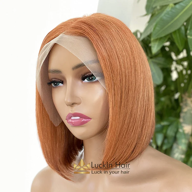 Ginger Straight Bob Lace Wig