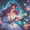 Diamond Painting -DIY Round Drill Enchanted Forest Ariel(40x40cm)
