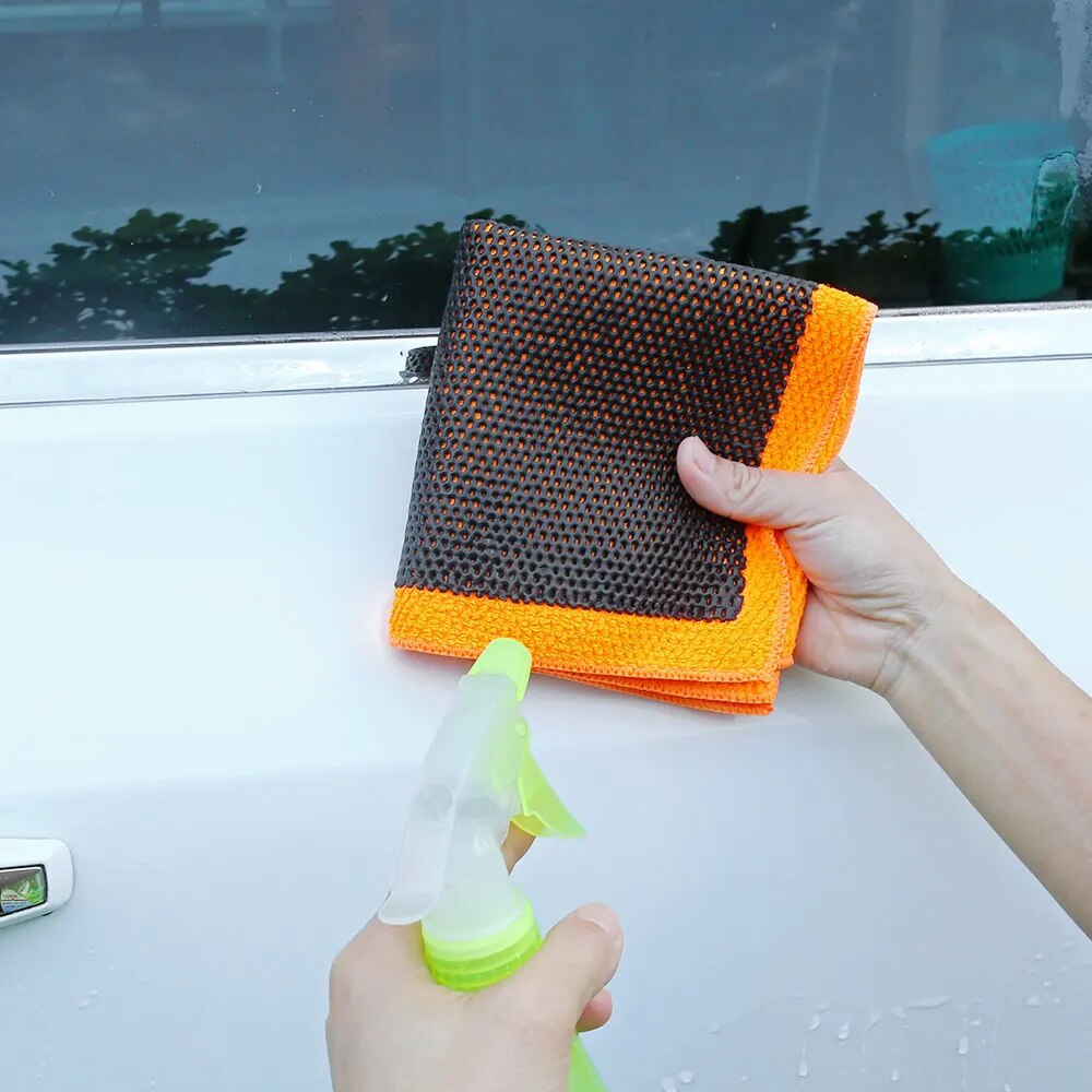 Cleaning towel Bulk Sale Marflo Point Microfiber For Car Washing With Magic Clay Bar Made By Brilliatech BT-6009P
