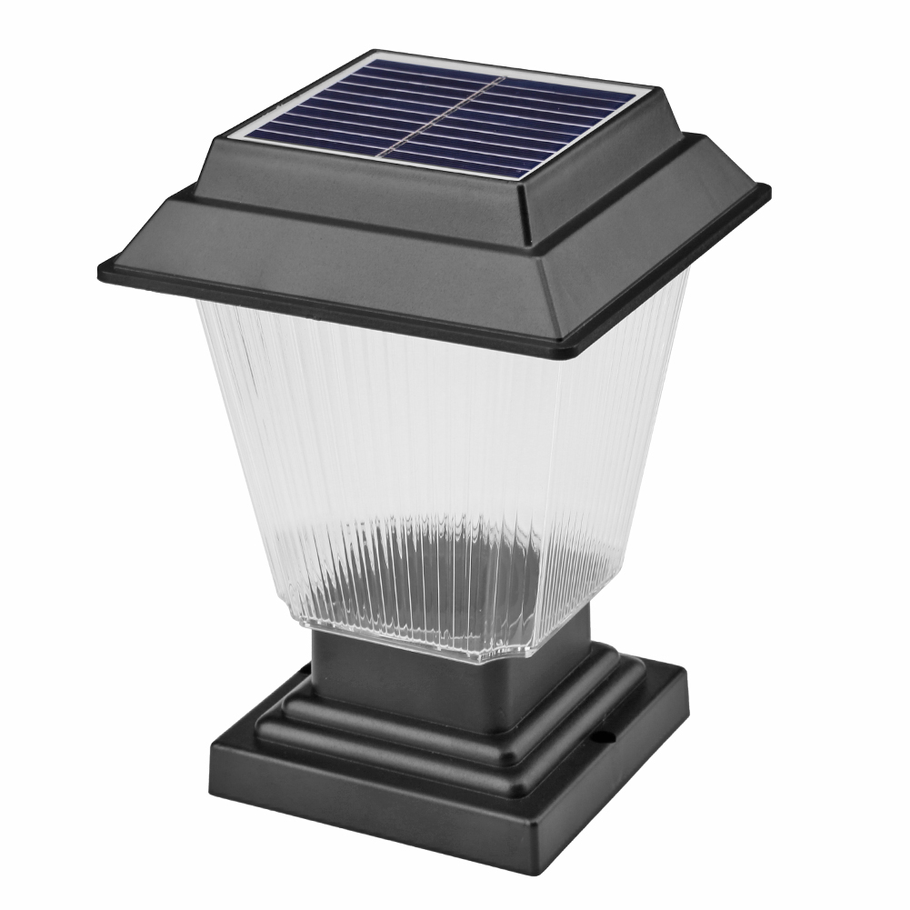 

Outdoor Remote Control Column Head Lamp Villa Courtyard Square Solar Light, 501 Original