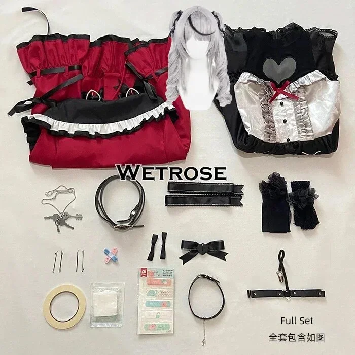 【Wetrose】In Stock Sakamata Chloe 2023 New Outfit Cosplay Costume Dating Dress Hololive JP Holo Vtuber HoloX Wig Full Set  aliexpress Wetrose Cosplay