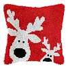 Christmas-DIY Latch Hook Rug Pillowcase Kits 43*43cm
