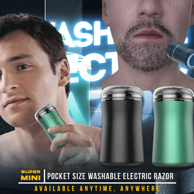 🎁New Year 2023 Sale🎁   Pocket Size Washable Electric Razor