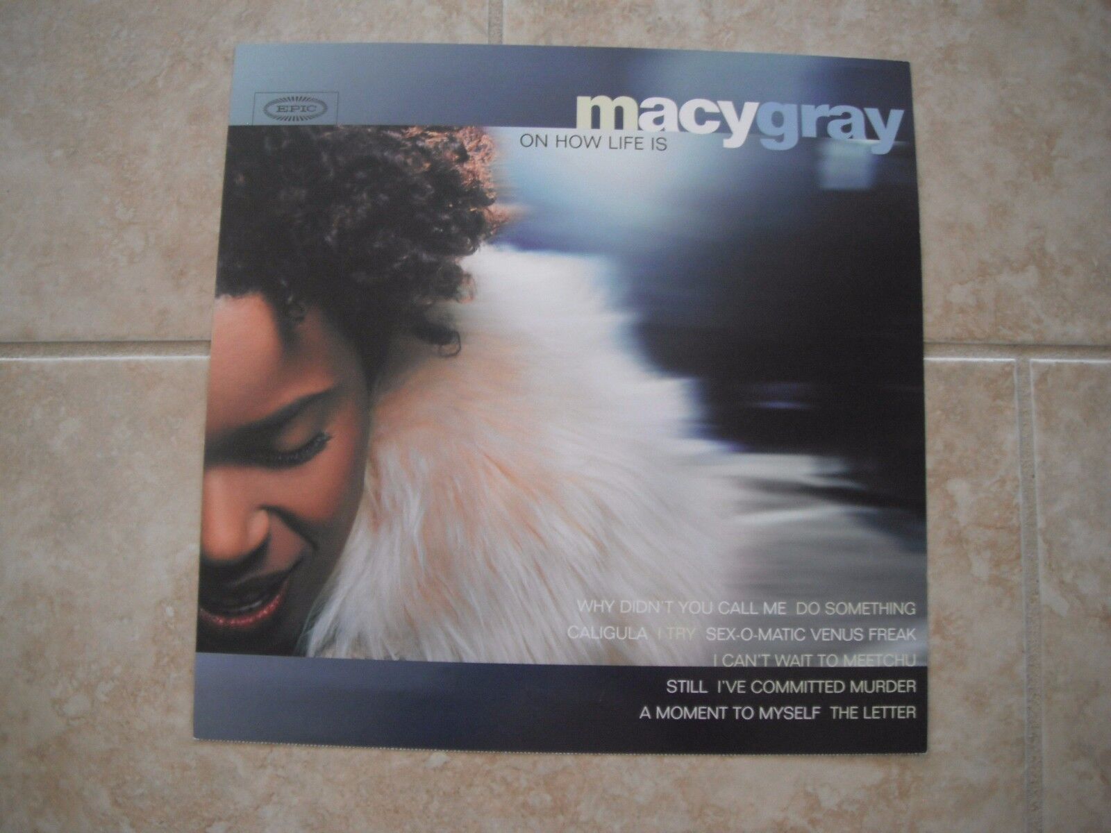 Macy Gray On How Life Is Promo LP Photo Poster painting Flat 12x12 Poster 2Sided