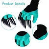 Gardening Gloves with Claws,Gardening Gloves,Gardening Durable Nylon for Easy Digging and Planting, Ideal for Agricultural Work and Yard Maintenance