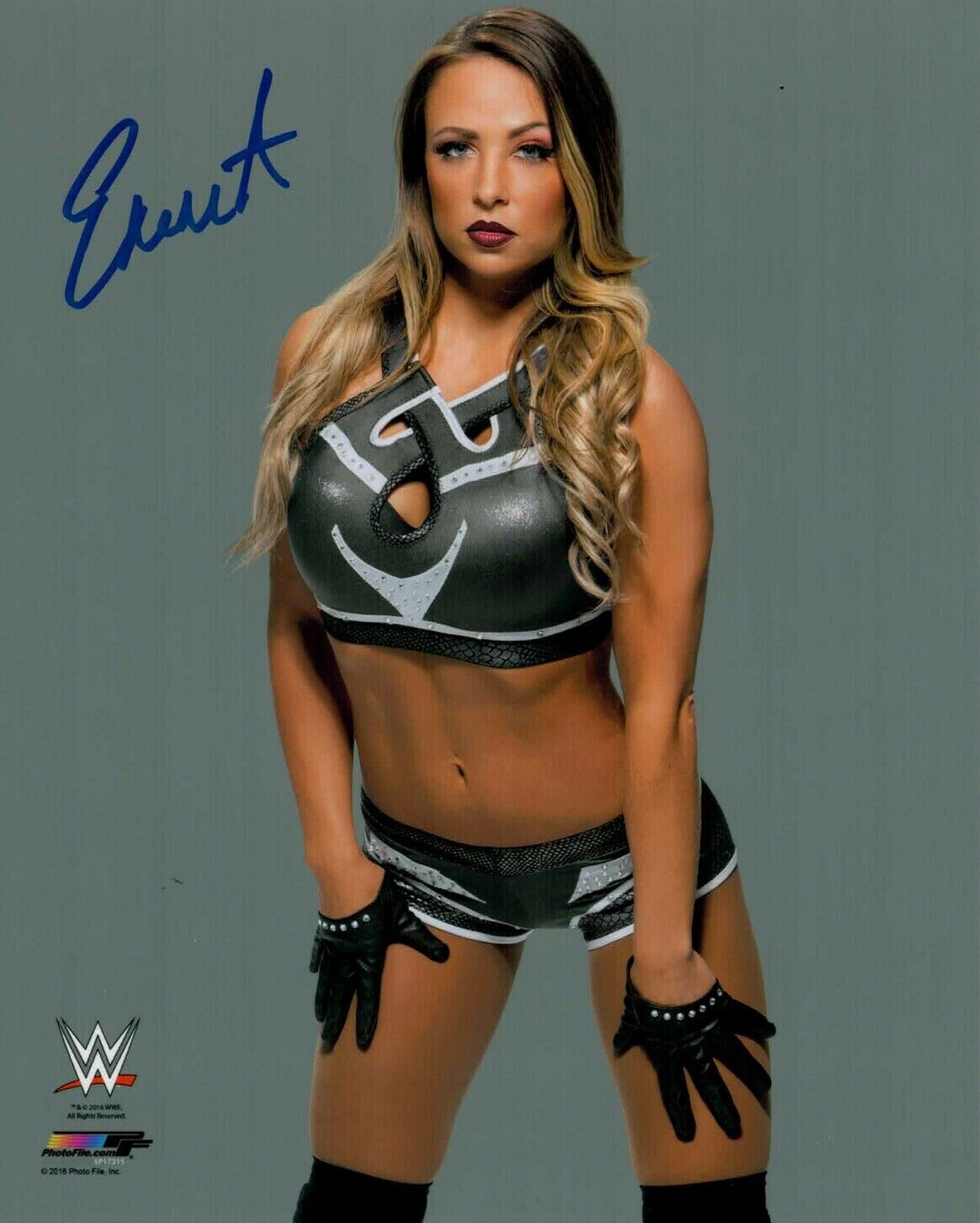 Emma ( WWF WWE ) Autographed Signed 8x10 Photo Poster painting REPRINT