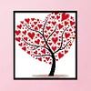 Heart Tree-14CT Stamped Cross Stitch Kit(33x35cm)