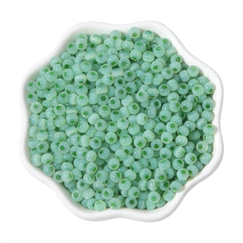 1 Set Diameter 4mm Hole 1~1.9mm Glass Ball Beads