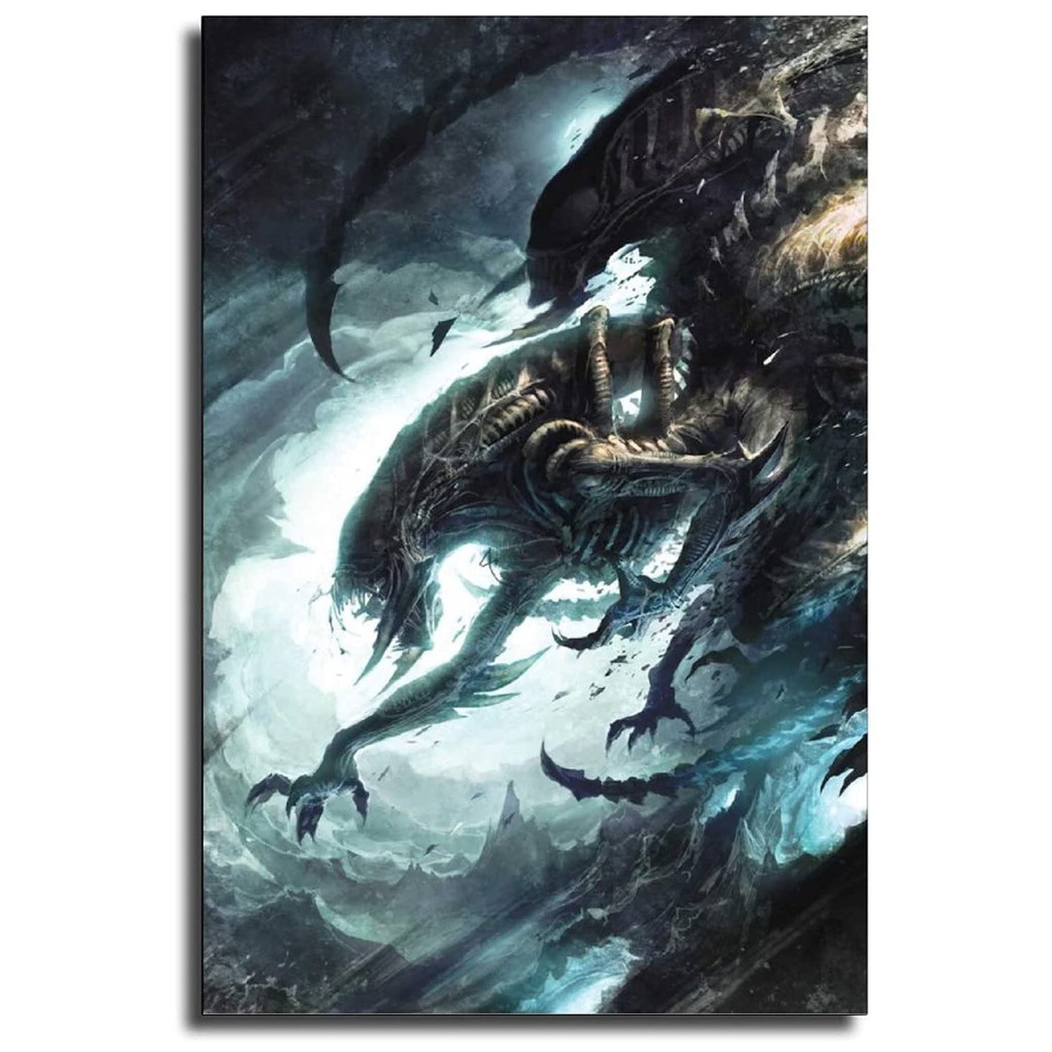 Alien vs Predator Teens Play Game Wall Art Canvas HD Decorative Prints Posters Oil Paintings for Living Room Home Decor Pictures