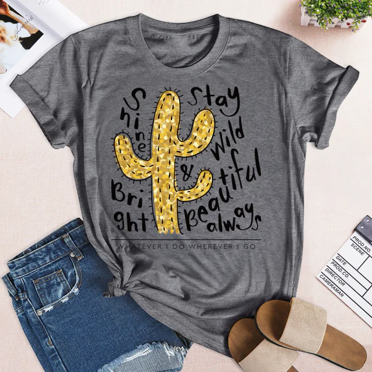 PSL-Nature Lover-Cactus funny  T-shirt Tee -02534