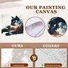 (US Only)Paint By Numbers Kit On Canvas DIY Oil Art Cat Picture Home Wall Decor40x40cm