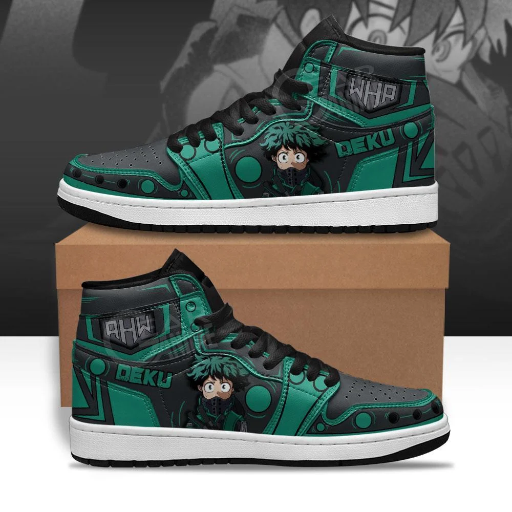 Kingofallstore - Musketeer Deku Sneakers Custom My Hero Academia Anime Shoes