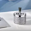 Push Down Ashtray Windproof Spinning Ashtray Desktop Ashtray for Home Office Car