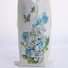 (US Local)4pcs DIY Diamond Painting Wine Bag Kit Rhinestones Liquor Bottle Cover (Flower)