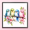Animal Full 18CT 2 Strands DIY Stamped Cross Stitch Kits for Beginners Adults Home Wall Decor Cross Stitch Art and Crafts Kits 25x25cm