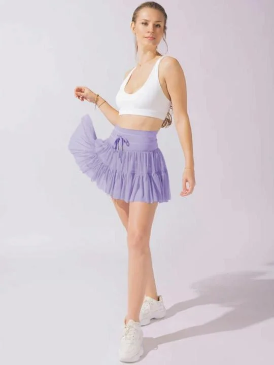 Pirouette Tiered Skort with Pockets(Buy 2 Free Shipping)