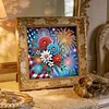 Fireworks Special Shaped 5D DIY Partial Drill Diamonds Dots Gem Art Kits 11.81 X11.81inch Diamond Dots Paintings Diamonds Paintings Gem Art for Adults Beginners Home Decor