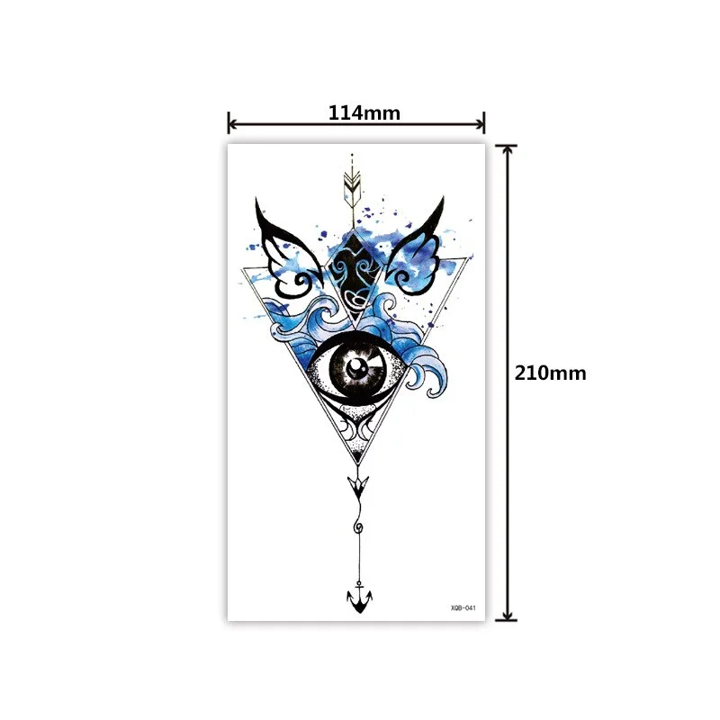 Tattoo Applique Arm Men and Women Small Full Arm Waterproof Tattoo Sticker Symbol Totem Animal Skull Text Tattoo Sticker