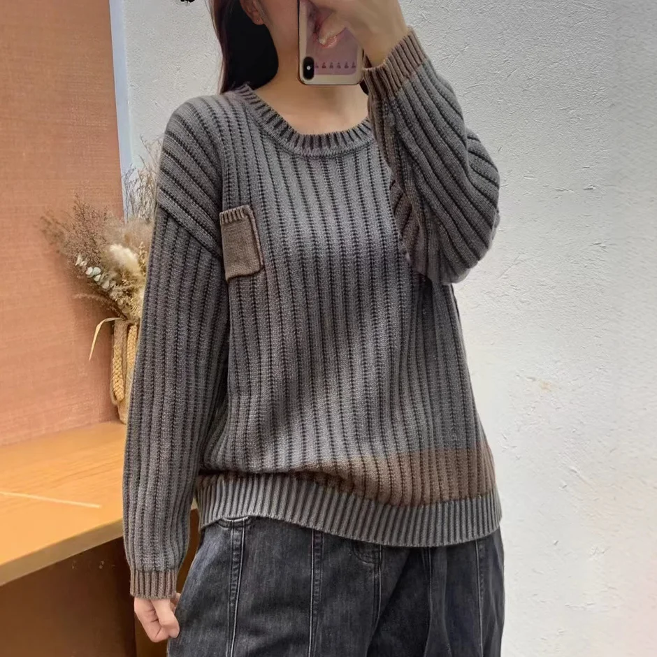 Chicfifth Sweater Women Winter Long Sleeve High Quality Autumn Vintage Top Knitted Cardigan