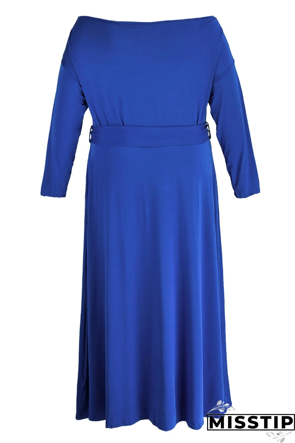 Black Fashion Casual Solid Patchwork Off the Shoulder Long Sleeve Dresses