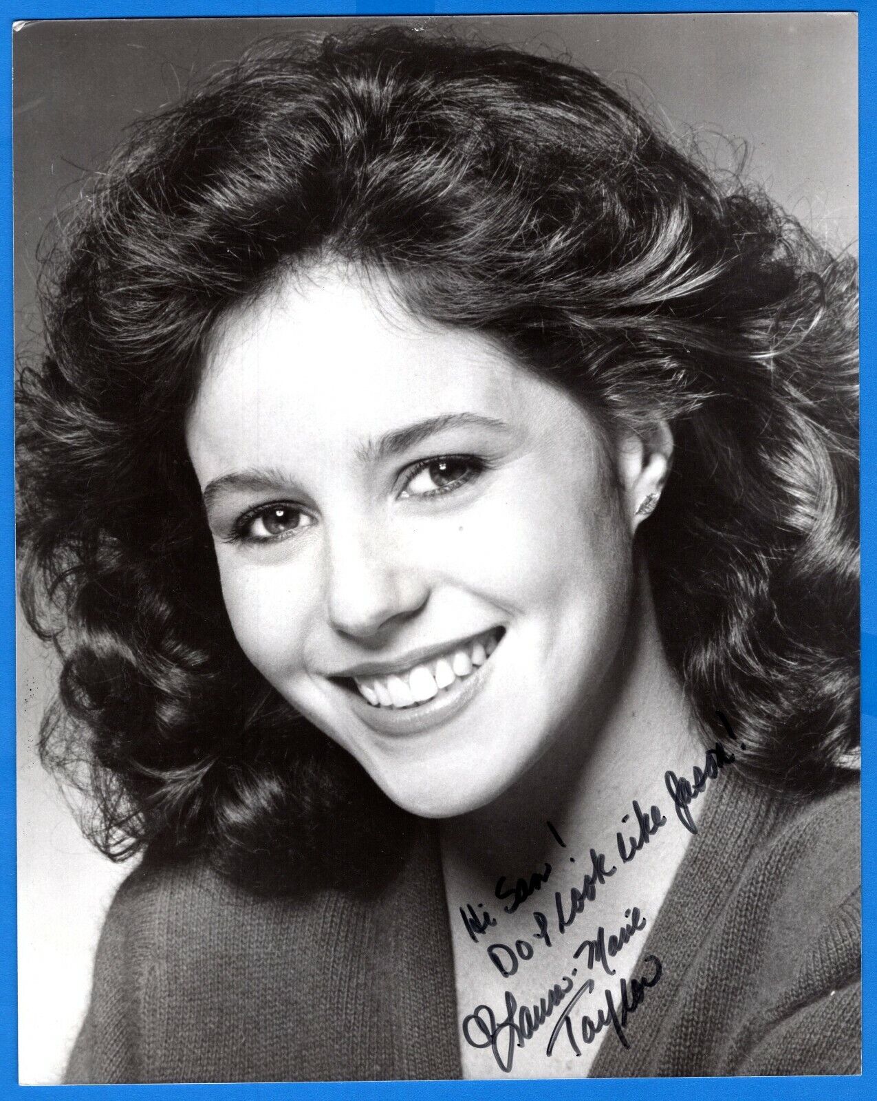 Lauren-Marie Taylor Actress Hand Signed Autograph 8x10 Photo Poster painting