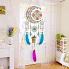 Feather Hanging Dream Catcher Wind Chimes Kit - 5D DIY Diamond Crafts