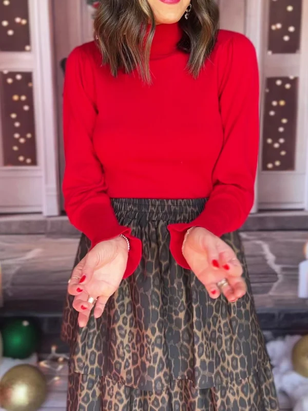 turtleneck-flounce-sleeve-sweater