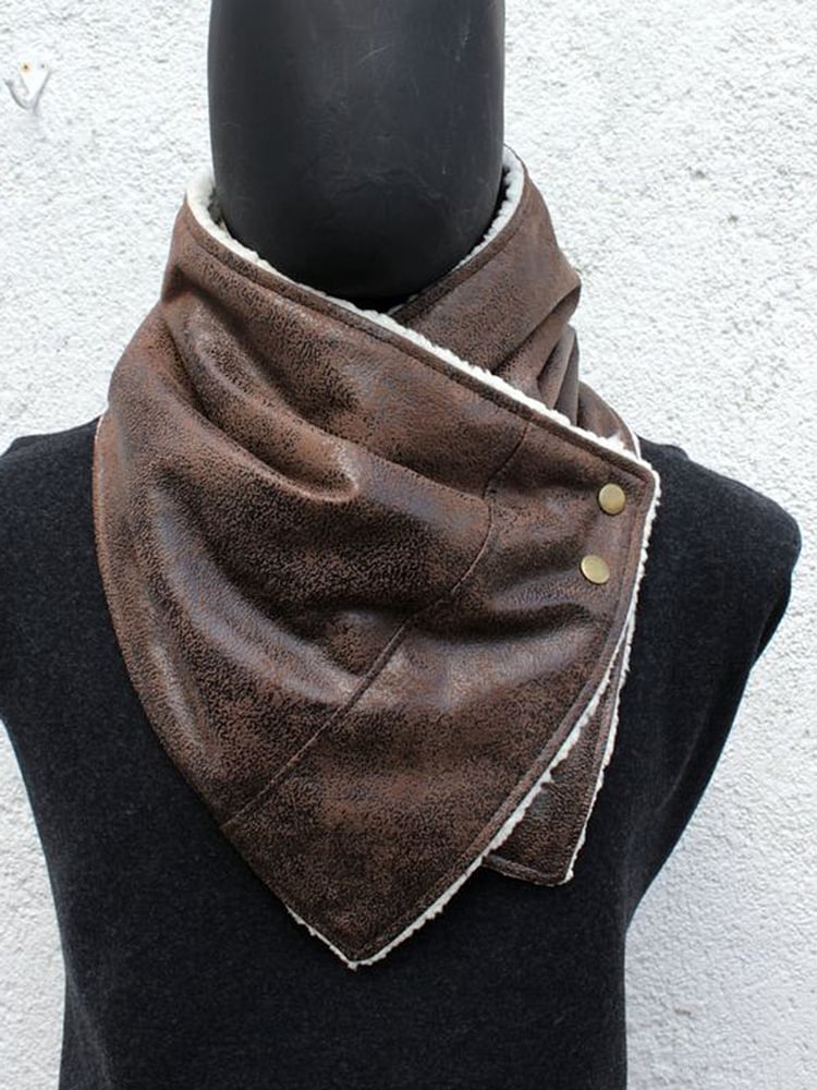 Men's casual warm scarf